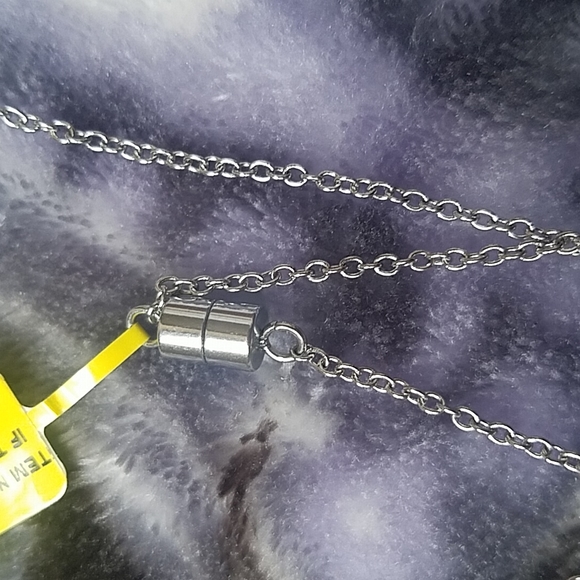 925 Sterling Silver pendant & SS necklace - Picture 5 of 7